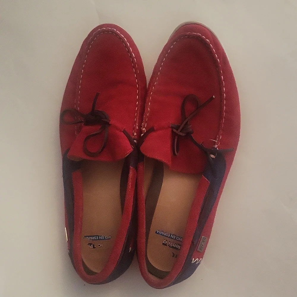 Jhonco men's shoes multicolor suede loafers size 12 made in Spain